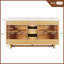 59" Single Bathroom Vanity with Resin Top, 4 Doors & 3 Drawers
