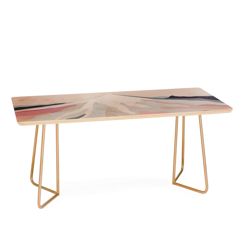 Solid Wood Top Coffee Table