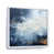 White Floater Framed