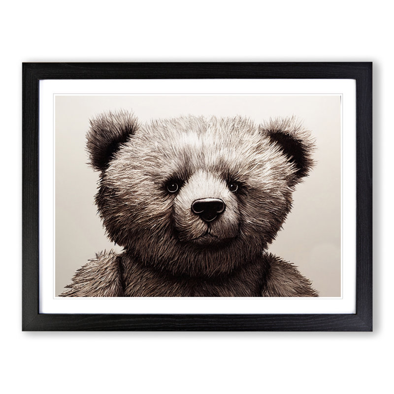 Spectacular Teddy Bear - Framed Print, Black Frame, 46cm H x 64cm W