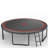 YC 12FT Trampoline Pumpkin- Ladder-Black Red
