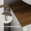 Bathroom Cabinet, Pedestal Vanity Storage Cabinet With Double Doors And Storage Shelves