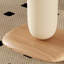 Table de salle à manger en bois naturel crème chaud et robuste-104594590