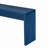 Rustic Console Table with 3 Fluted Drawers-14565411