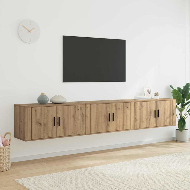 Unfinished TV Stand for TVs up to 40", Artisan Oak