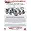 Semi Steel Wheel Swivel Expanding Stem Caster Set 2 Brakes SCC TLB 4" x 1-7/8"