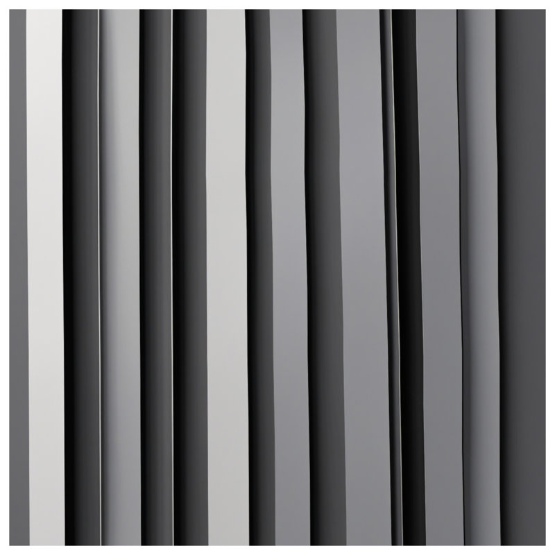 Coussins décoratifs gris à rayures verticales, 16 x 16 inches