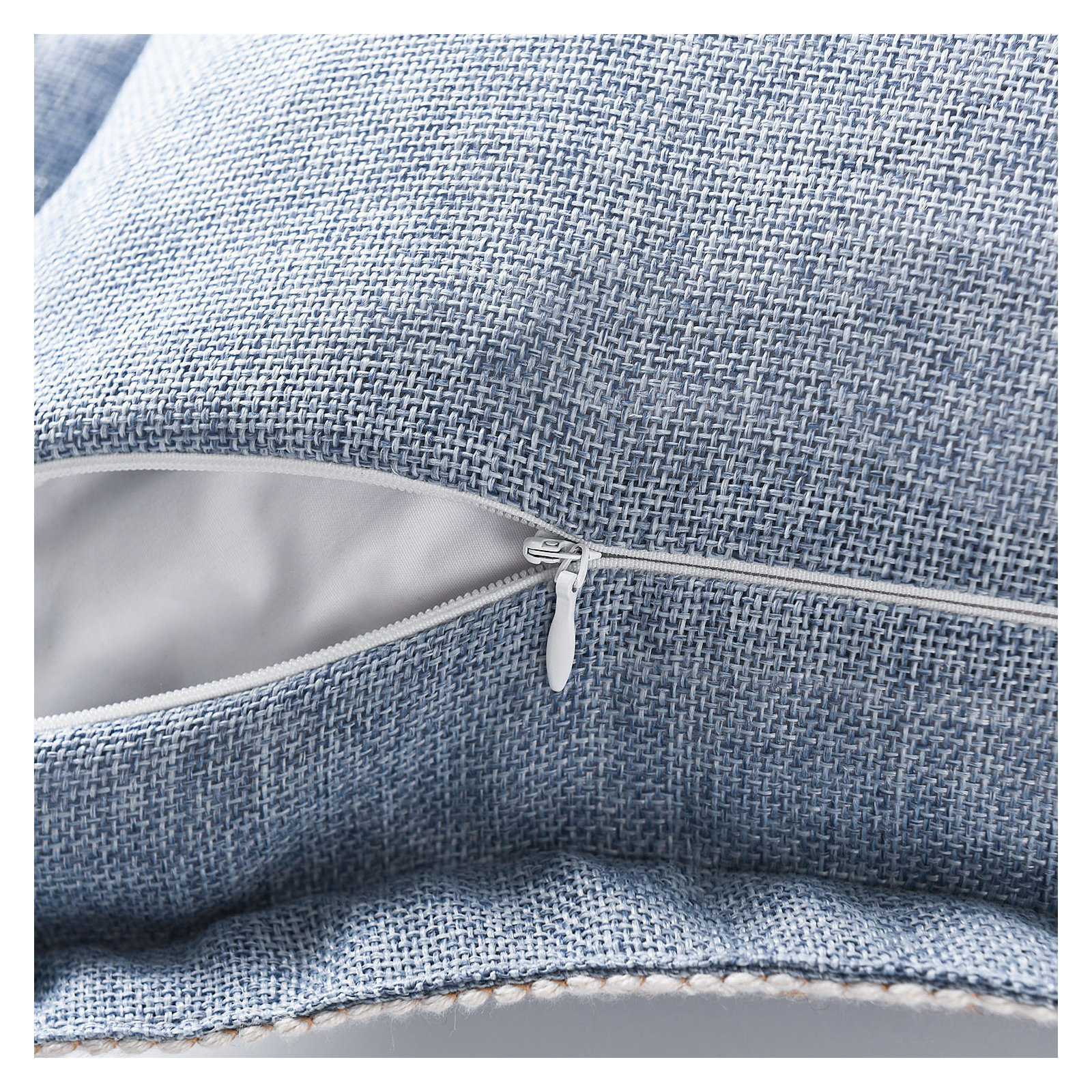 Color Pillow Cover, Blue, Square 18"