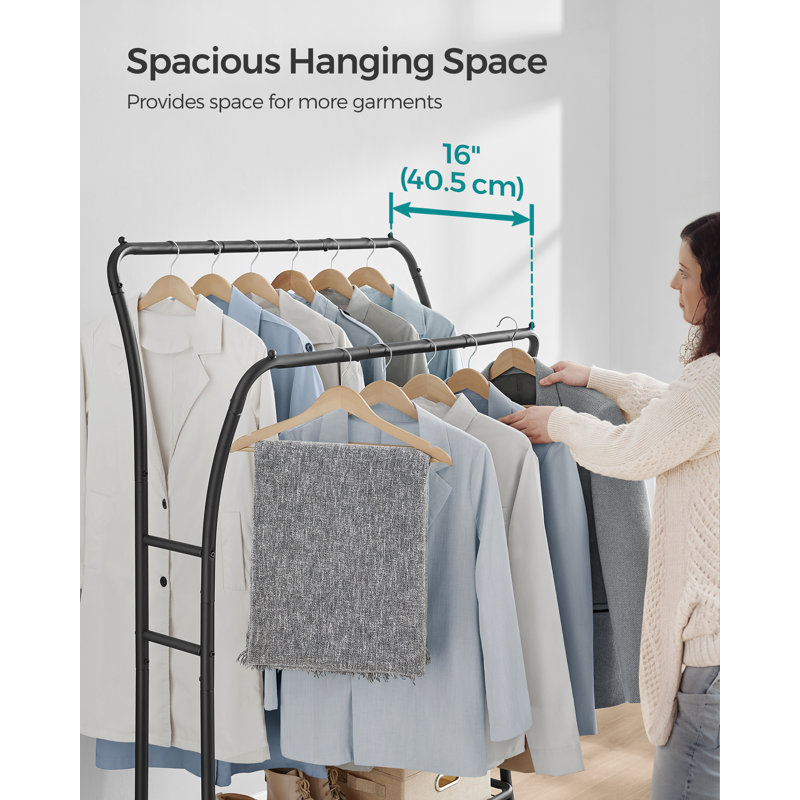 Rowlie 100cm Clothing Rack, Black