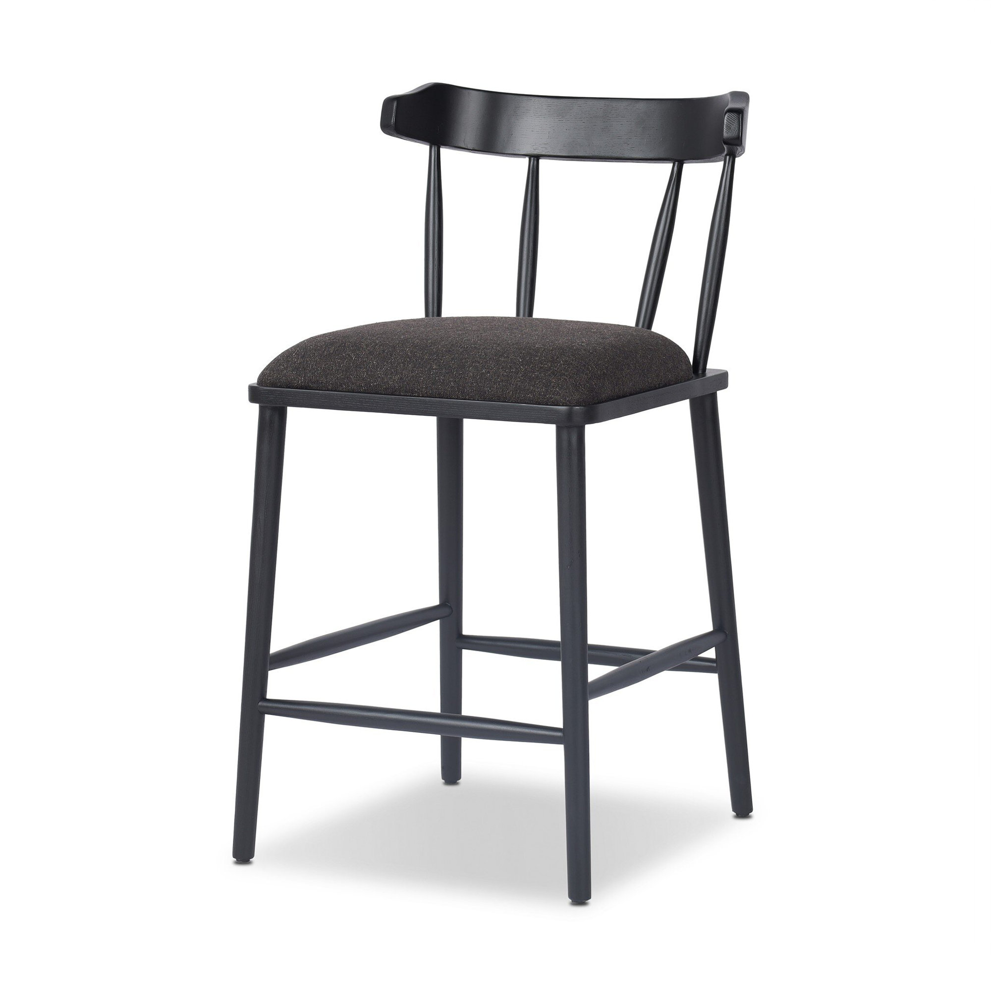 Waverly Stool-Antwerp Natural-Counter, Black, Antwerp Noir