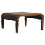 Table basse à cadre courbé