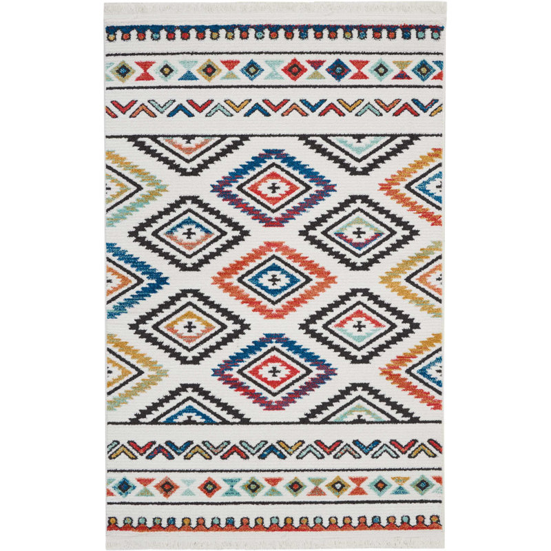 Southwestern Indoor Rug, Rectangle 3'11" x 6'2"