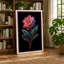 Single Rose in Bloom Botanical - Wrapped Canvas-1543295338-1543295337