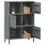 Aatifa 128.5cm H x 90cm W Solid Wood Cube Bookcase-734669274