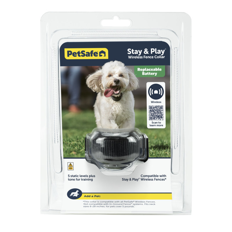 Stay & Play® Wireless Fence Replaceable Battery Receiver Collar
