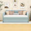 Lit de jour rembourré en velours avec couchette simple Tyrome-1000029246