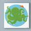« olga the octopus », art sur toile-33522462