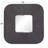 Abdulazim Solid Wood Square Wall Mirror