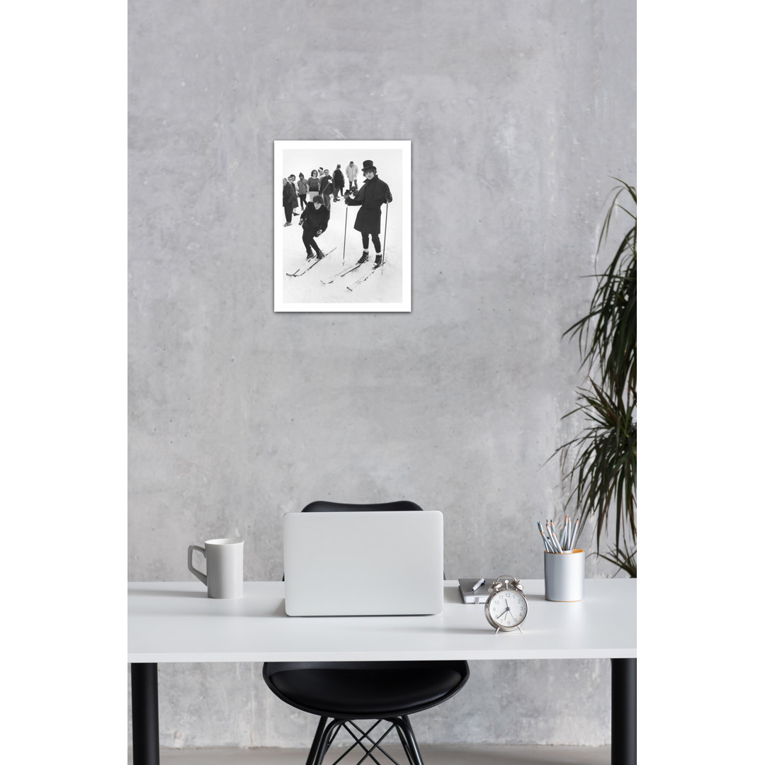 The Beatles Hit the Ski Slopes by Chris Kindahl - Unframed Photograph Globe Photos Entertainment & Media 