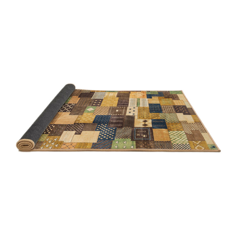 Abstract Indoor Rug, Round 5'
