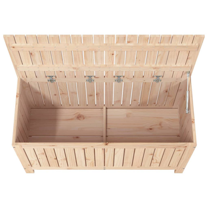Natur Pur Witten 115cm W 0L Pine Solid Wood Deck Box, Brown