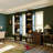 78.7" Tall Bookcase Set of 2 with Movable Footstool and Storage Drawers-133664921