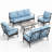 7-person Outdoor Conversation Set With Loveseat-130019915