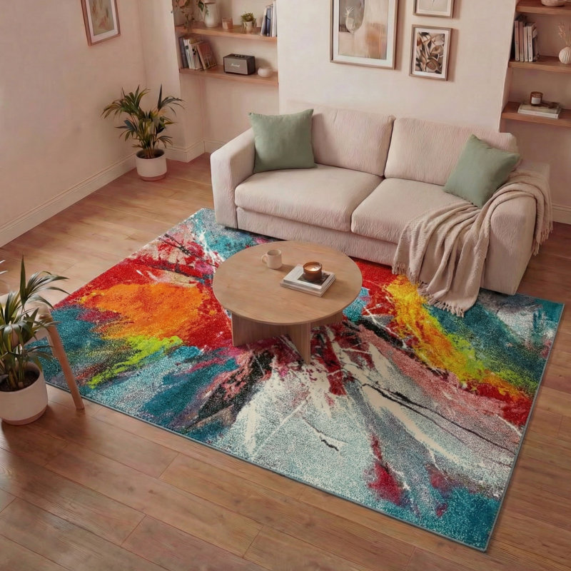 Abstract Area Rug, Rectangular 160 x 220cm