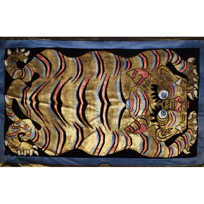 Carpet Tiger Rectangular Pillow Cover, Velvet
