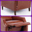 Fauteuil inclinable moderne et minimaliste en similicuir de qualité supérieure - Style sans effort et détente ultime