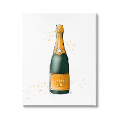 «I Veuve You Champagne Bottle» par Alison Petrie