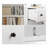 Marta 71'' H X 23.6'' W Standard Bookcase Cabinet-124871439