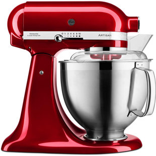 KitchenAid 4.8L Artisan Premium Tilt-Head Mixer with Extra Accessories