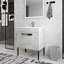 Ensemble de meuble-lavabo à double fixation, meuble-lavabo simple avec comptoir en céramique, 2 portes et 1 tablette réglable-2144354407-2113142192