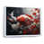 White Floater Framed