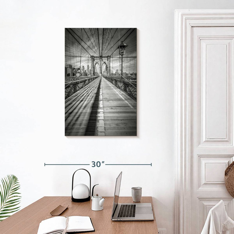 Lilie Brooklyn Bridge Shadow, 30" H x 20" W