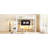 Full Size Metal Loft Bed With TV Cabinet, Metal Loft Bed With Staircase And Wardrobe, Kids Full Size Loft Bed, White-751756631
