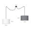 Pascua 2 - Light Black Drum Pendant-40748482