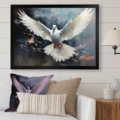 Minimalisme bleu colombe III - reproduction sur toile