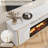 Light Luxury Style Collection 66" Fireplace With 30" Insert-solid White-1013706918