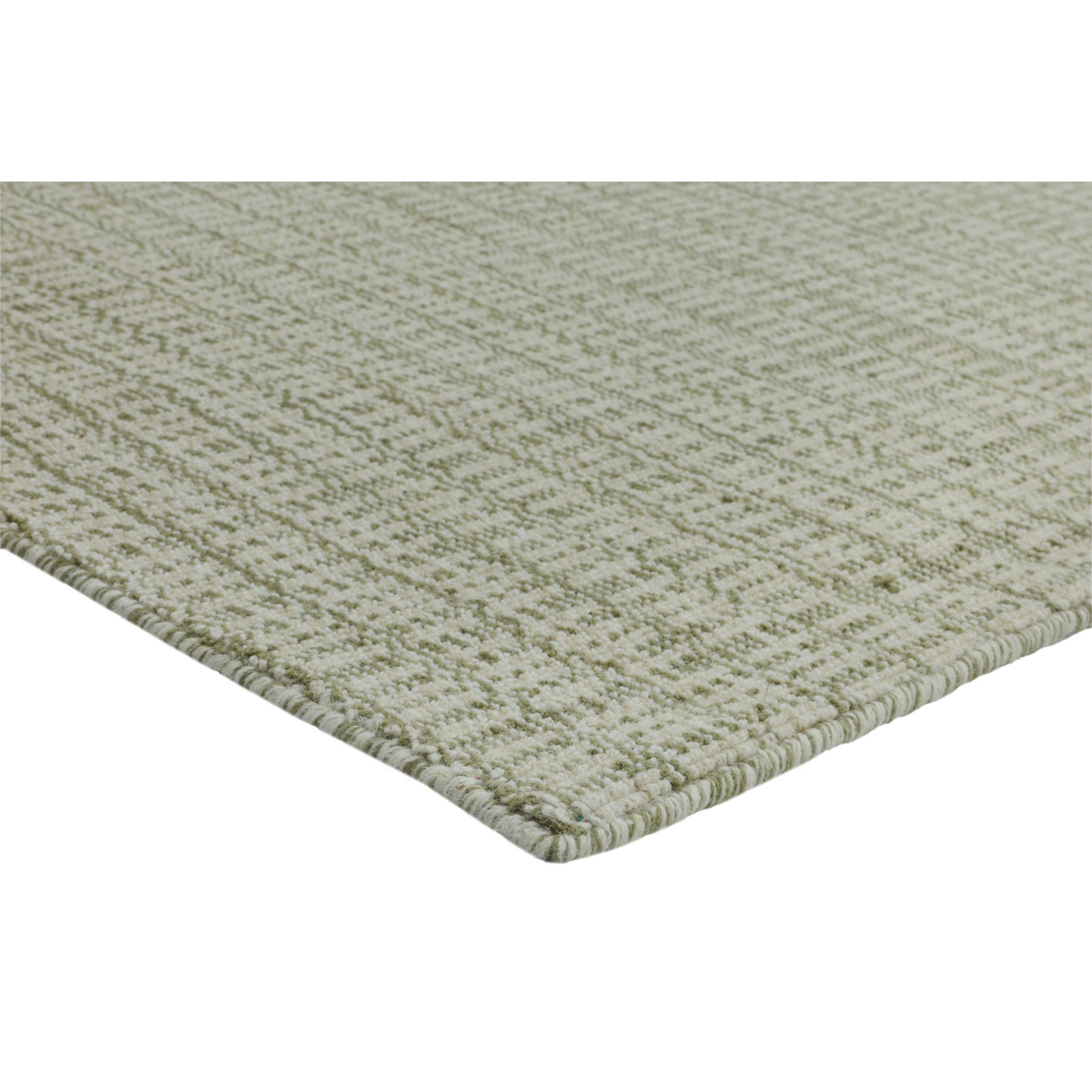 Kalise Hand-Tufted Geometric Wool Rug, Rectangle 8'9" x 11'9", Green