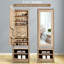Armoire à bijoux avec miroir Latitude Run®