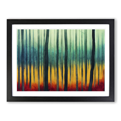 Forest In Technicolour Vol.7 - Single Picture Frame Print