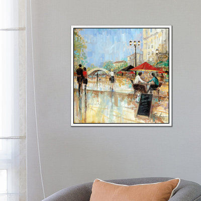Riverwalk Charm III by Ruane Manning - Gallery-Wrapped Canvas Giclée on Canvas