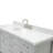 Abbate 60" Single Bathroom Vanity with Carrara White Marble Top-121645826-85364018