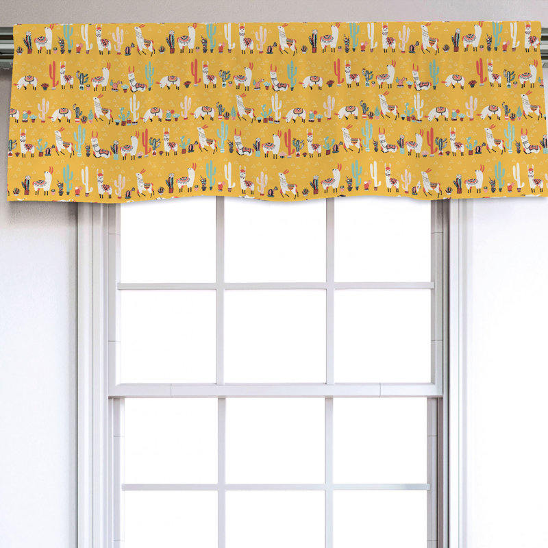 Sateen Ruffled Window Valance