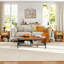 Table de bout Boho avec 2 tiroirs et tablette ouverte pour le salon-1675888386-1675888389