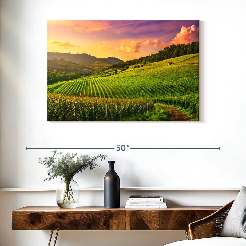 Alvord Vineyard In Langhe, H 26 po x l 39 po