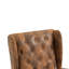 Fauteuil à oreilles rembourré Biali-592563481
