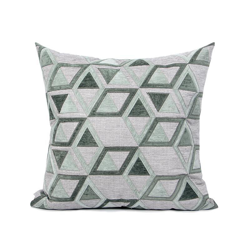 Maximillian Geometric Square Throw Pillow Cover
